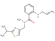 2-(allylamino)-N-[(2-isopropyl-1,3-thiazol-4-yl)methyl]-N-methylbenzamide