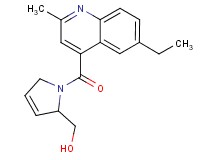 {1-[(6-ethyl-2-methyl-4-quinolinyl)carbonyl]-2,5-dihydro-1H-pyrrol-2-yl}methanol