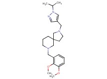 7-(2,3-dimethoxybenzyl)-2-[(1-isopropyl-1H-pyrazol-4-yl)methyl]-2,7-diazaspiro[4.5]decane