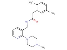 2-(2,5-dimethylphenyl)-N-{[2-(4-methylpiperazin-1-yl)pyridin-3-yl]methyl}acetamide