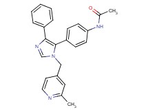 N-(4-{1-[(2-methylpyridin-4-yl)methyl]-4-phenyl-1H-imidazol-5-yl}phenyl)acetamide