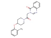 3-{2-[4-(2-methylphenoxy)-1-piperidinyl]-2-oxoethyl}-4(3H)-quinazolinone
