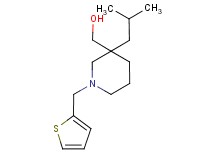 [3-isobutyl-1-(2-thienylmethyl)piperidin-3-yl]methanol