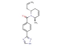 (2R*,6R*)-2-allyl-6-methyl-1-[4-(1H-1,2,4-triazol-3-yl)benzoyl]-1,2,3,6-tetrahydropyridine