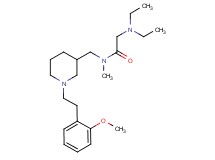 N~2~,N~2~-diethyl-N~1~-({1-[2-(2-methoxyphenyl)ethyl]-3-piperidinyl}methyl)-N~1~-methylglycinamide