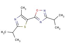 3-isopropyl-5-(2-isopropyl-4-methyl-1,3-thiazol-5-yl)-1,2,4-oxadiazole
