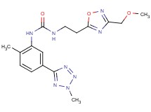 N-{2-[3-(methoxymethyl)-1,2,4-oxadiazol-5-yl]ethyl}-N'-[2-methyl-5-(2-methyl-2H-tetrazol-5-yl)phenyl]urea