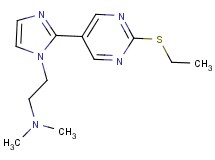 (2-{2-[2-(ethylthio)pyrimidin-5-yl]-1H-imidazol-1-yl}ethyl)dimethylamine