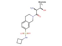 N-cyclobutyl-2-L-threonyl-1,2,3,4-tetrahydroisoquinoline-7-sulfonamide