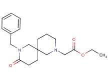 ethyl (8-benzyl-9-oxo-2,8-diazaspiro[5.5]undec-2-yl)acetate