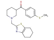 [4-(methylthio)phenyl][1-(4,5,6,7-tetrahydro-1,3-benzothiazol-2-ylmethyl)-3-piperidinyl]methanone