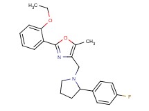 2-(2-ethoxyphenyl)-4-{[2-(4-fluorophenyl)-1-pyrrolidinyl]methyl}-5-methyl-1,3-oxazole