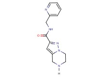 N-(2-pyridinylmethyl)-4,5,6,7-tetrahydropyrazolo[1,5-a]pyrazine-2-carboxamide hydrochloride