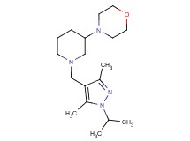 4-{1-[(1-isopropyl-3,5-dimethyl-1H-pyrazol-4-yl)methyl]-3-piperidinyl}morpholine