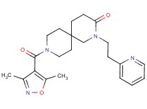9-[(3,5-dimethylisoxazol-4-yl)carbonyl]-2-(2-pyridin-2-ylethyl)-2,9-diazaspiro[5.5]undecan-3-one