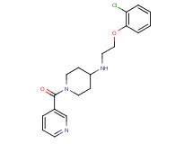 N-[2-(2-chlorophenoxy)ethyl]-1-(pyridin-3-ylcarbonyl)piperidin-4-amine