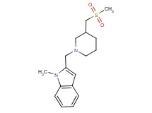 1-methyl-2-({3-[(methylsulfonyl)methyl]piperidin-1-yl}methyl)-1H-indole