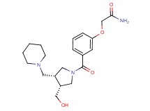 2-(3-{[(3R*,4R*)-3-(hydroxymethyl)-4-(piperidin-1-ylmethyl)pyrrolidin-1-yl]carbonyl}phenoxy)acetamide