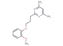 2-[3-(2-methoxyphenoxy)propyl]-4,6-dimethylpyrimidine