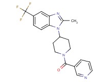 2-methyl-1-[1-(3-pyridinylcarbonyl)-4-piperidinyl]-5-(trifluoromethyl)-1H-benzimidazole
