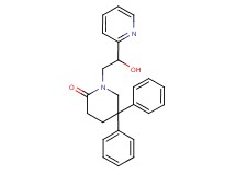 1-(2-hydroxy-2-pyridin-2-ylethyl)-5,5-diphenylpiperidin-2-one