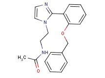 N-(2-{2-[2-(benzyloxy)phenyl]-1H-imidazol-1-yl}ethyl)acetamide