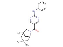 N-phenyl-5-{[(1S*,5R*)-1,3,3-trimethyl-6-azabicyclo[3.2.1]oct-6-yl]carbonyl}pyrimidin-2-amine
