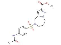 methyl 5-{[4-(acetylamino)phenyl]sulfonyl}-5,6,7,8-tetrahydro-4H-pyrazolo[1,5-a][1,4]diazepine-2-carboxylate