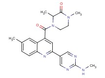 1,3-dimethyl-4-({6-methyl-2-[2-(methylamino)pyrimidin-5-yl]quinolin-4-yl}carbonyl)piperazin-2-one