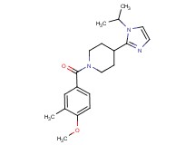 4-(1-isopropyl-1H-imidazol-2-yl)-1-(4-methoxy-3-methylbenzoyl)piperidine