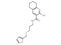 N-{3-[(2-furylmethyl)thio]propyl}-2-hydroxy-5,6,7,8-tetrahydro-3-quinolinecarboxamide