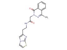 N-(2-imidazo[2,1-b][1,3]thiazol-6-ylethyl)-2-(4-methyl-1-oxo-2(1H)-phthalazinyl)acetamide