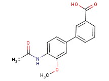4'-(acetylamino)-3'-methoxybiphenyl-3-carboxylic acid