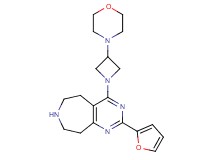 2-(2-furyl)-4-(3-morpholin-4-ylazetidin-1-yl)-6,7,8,9-tetrahydro-5H-pyrimido[4,5-d]azepine