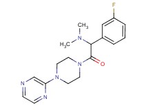 1-(3-fluorophenyl)-N,N-dimethyl-2-oxo-2-[4-(2-pyrazinyl)-1-piperazinyl]ethanamine
