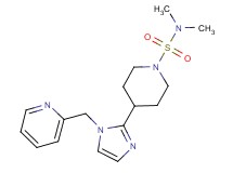 N,N-dimethyl-4-[1-(2-pyridinylmethyl)-1H-imidazol-2-yl]-1-piperidinesulfonamide