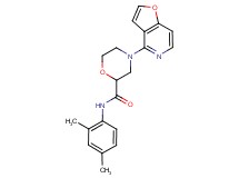 N-(2,4-dimethylphenyl)-4-furo[3,2-c]pyridin-4-yl-2-morpholinecarboxamide