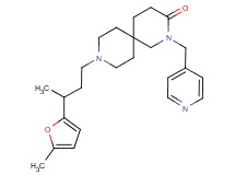 9-[3-(5-methyl-2-furyl)butyl]-2-(pyridin-4-ylmethyl)-2,9-diazaspiro[5.5]undecan-3-one