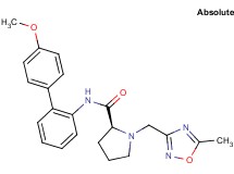 N-(4'-methoxybiphenyl-2-yl)-1-[(5-methyl-1,2,4-oxadiazol-3-yl)methyl]-L-prolinamide