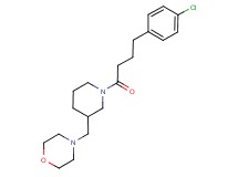 4-({1-[4-(4-chlorophenyl)butanoyl]-3-piperidinyl}methyl)morpholine