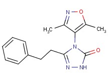 4-(3,5-dimethylisoxazol-4-yl)-5-(2-phenylethyl)-2,4-dihydro-3H-1,2,4-triazol-3-one