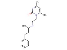 4,6-dimethyl-1-{2-[(1-methyl-3-phenylpropyl)amino]ethyl}pyrimidin-2(1H)-one