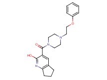 3-{[4-(2-phenoxyethyl)-1-piperazinyl]carbonyl}-6,7-dihydro-5H-cyclopenta[b]pyridin-2-ol