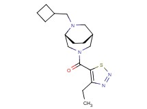 (1R*,5R*)-6-(cyclobutylmethyl)-3-[(4-ethyl-1,2,3-thiadiazol-5-yl)carbonyl]-3,6-diazabicyclo[3.2.2]nonane