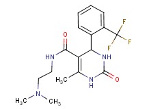 N-[2-(dimethylamino)ethyl]-6-methyl-2-oxo-4-[2-(trifluoromethyl)phenyl]-1,2,3,4-tetrahydropyrimidine-5-carboxamide