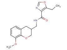 5-ethyl-N-[(8-methoxy-3,4-dihydro-2H-chromen-3-yl)methyl]-1,3-oxazole-4-carboxamide