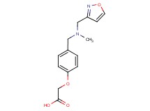 (4-{[(isoxazol-3-ylmethyl)(methyl)amino]methyl}phenoxy)acetic acid