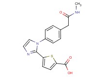5-(1-{4-[2-(methylamino)-2-oxoethyl]phenyl}-1H-imidazol-2-yl)thiophene-2-carboxylic acid