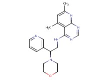 5,7-dimethyl-N-(2-morpholin-4-yl-2-pyridin-3-ylethyl)pyrido[2,3-d]pyrimidin-4-amine