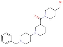 {1-[(1'-benzyl-1,4'-bipiperidin-3-yl)carbonyl]piperidin-4-yl}methanol